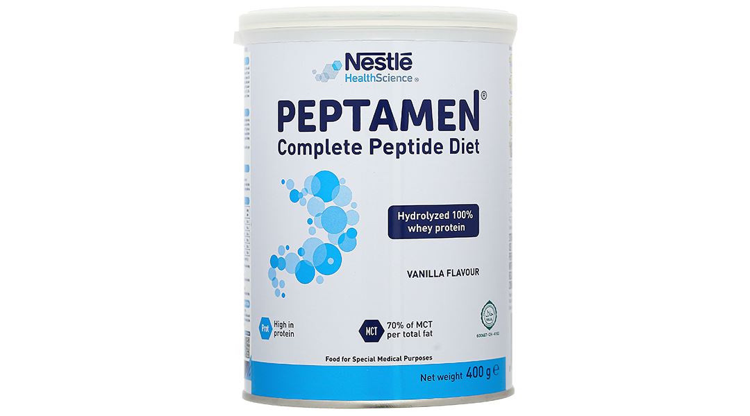 Thực phẩm dinh dưỡng y học Peptamen lon 400g