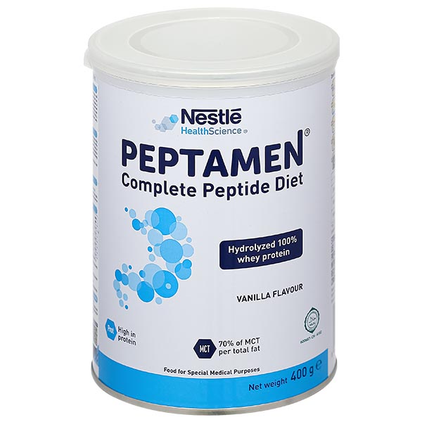 Thực phẩm dinh dưỡng y học Peptamen lon 400g