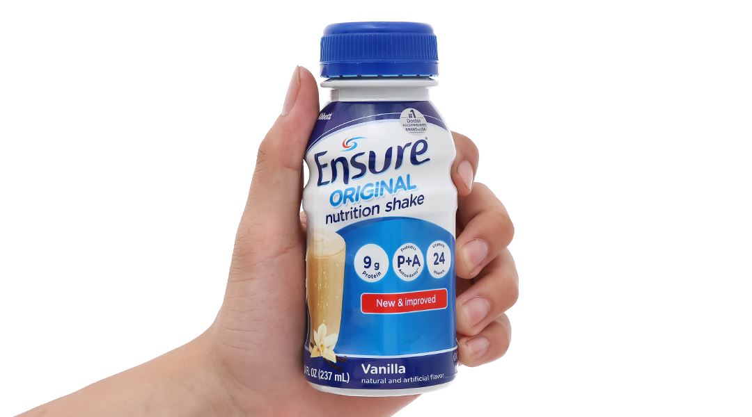Sữa bột pha sẵn Ensure Original bổ sung dinh dưỡng đầy đủ hương vani