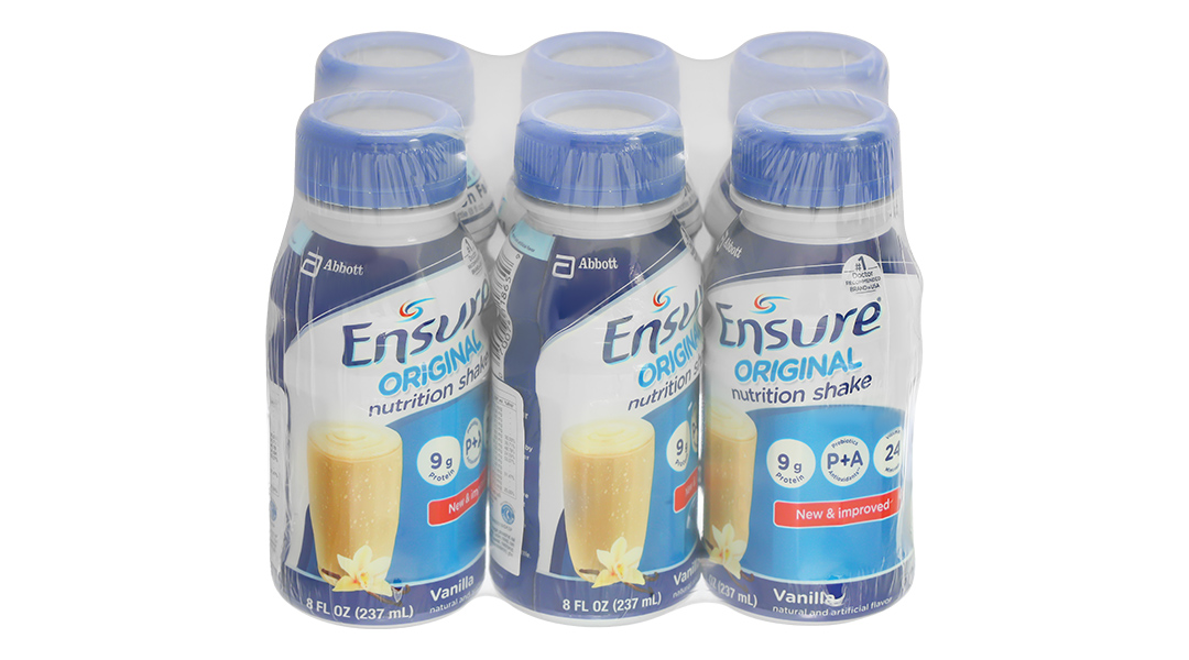 Sữa bột pha sẵn Ensure Original bổ sung dinh dưỡng đầy đủ hương vani