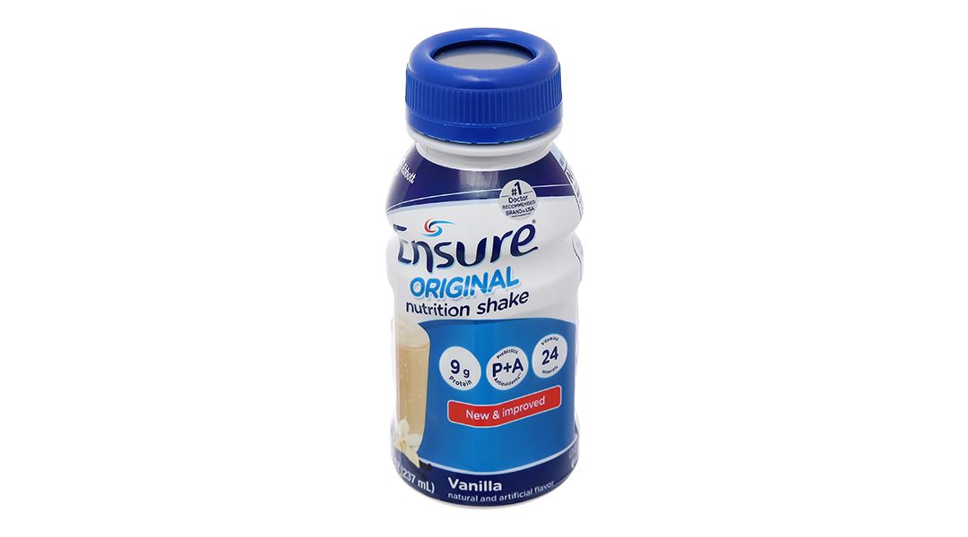 Sữa bột pha sẵn Ensure Original bổ sung dinh dưỡng đầy đủ hương vani