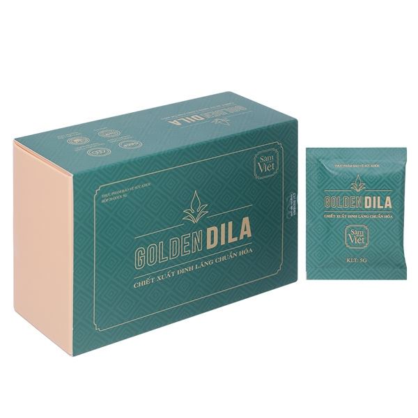 Thực phẩm bảo vệ sức khỏe Golden Dila hộp 20 gói
