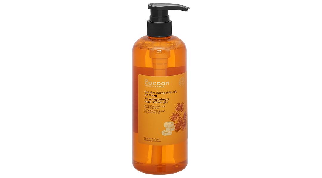 Gel tắm Cocoon Đường Thốt Nốt An Giang làm sạch, duy trì làn da ẩm mượt