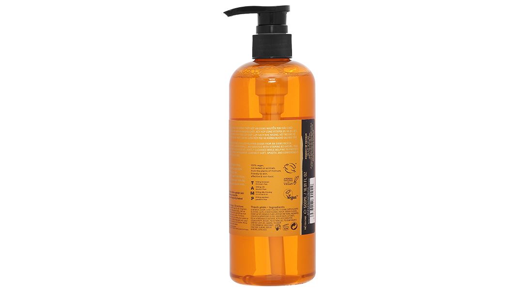 Gel tắm Cocoon Đường Thốt Nốt An Giang làm sạch, duy trì làn da ẩm mượt