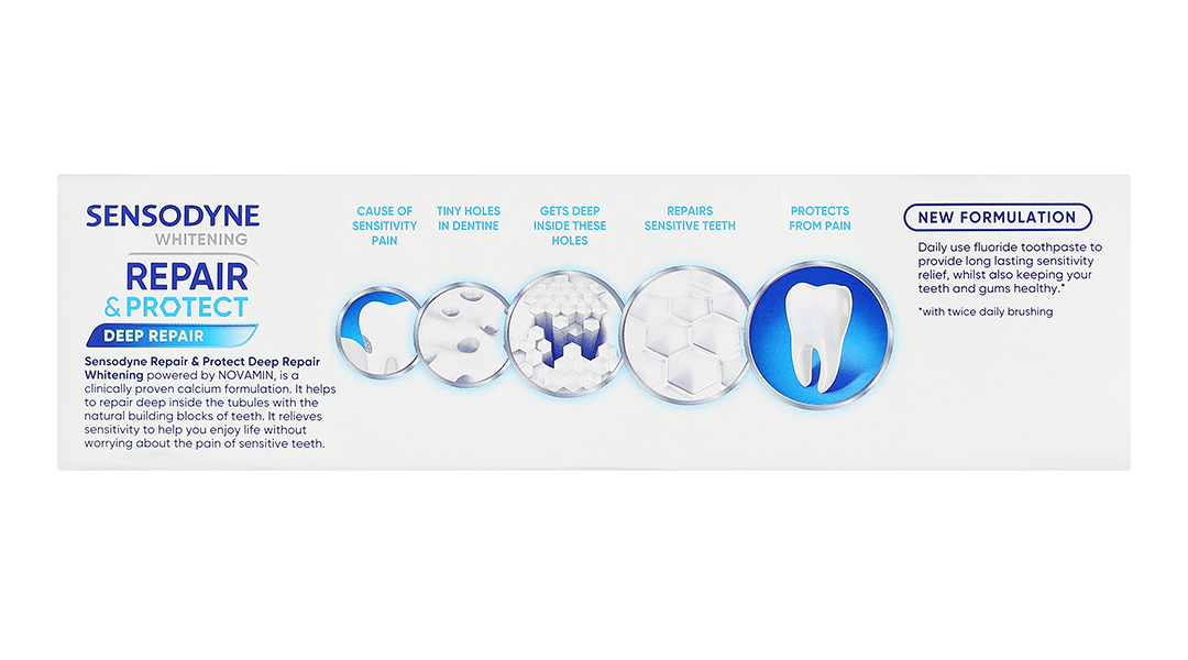 Kem đánh răng Sensodyne Repair & Protect Deep Repair Whitening
