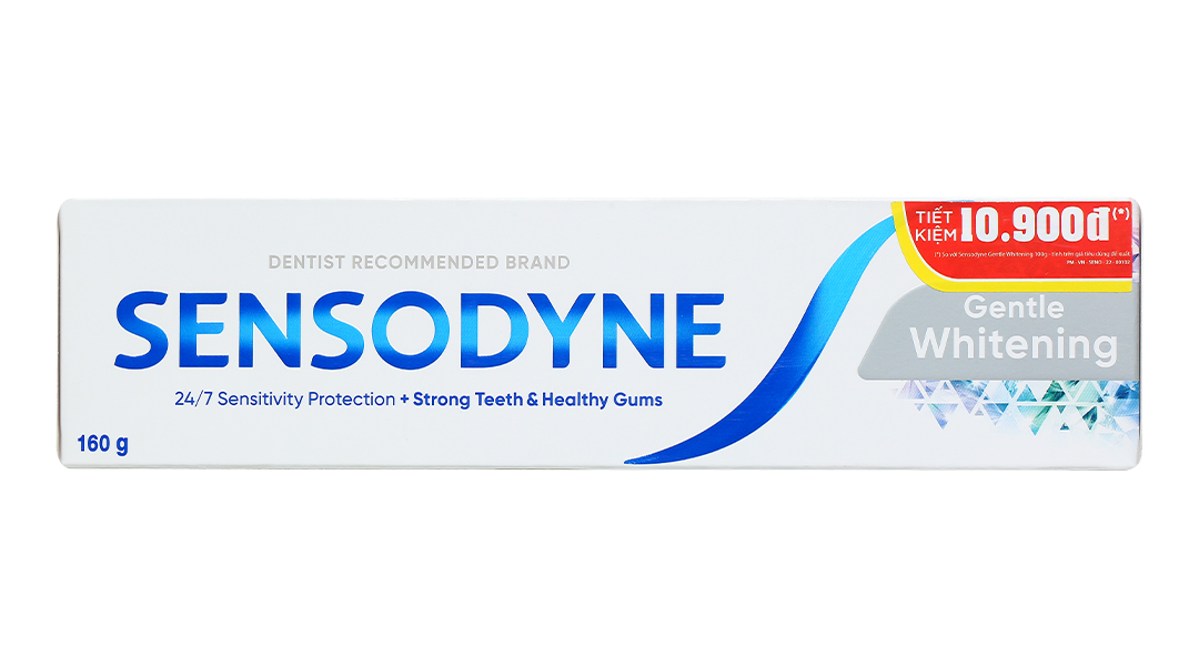 Kem đánh răng Sensodyne Gentle Whitening giúp làm trắng răng tuýp 160g - 10