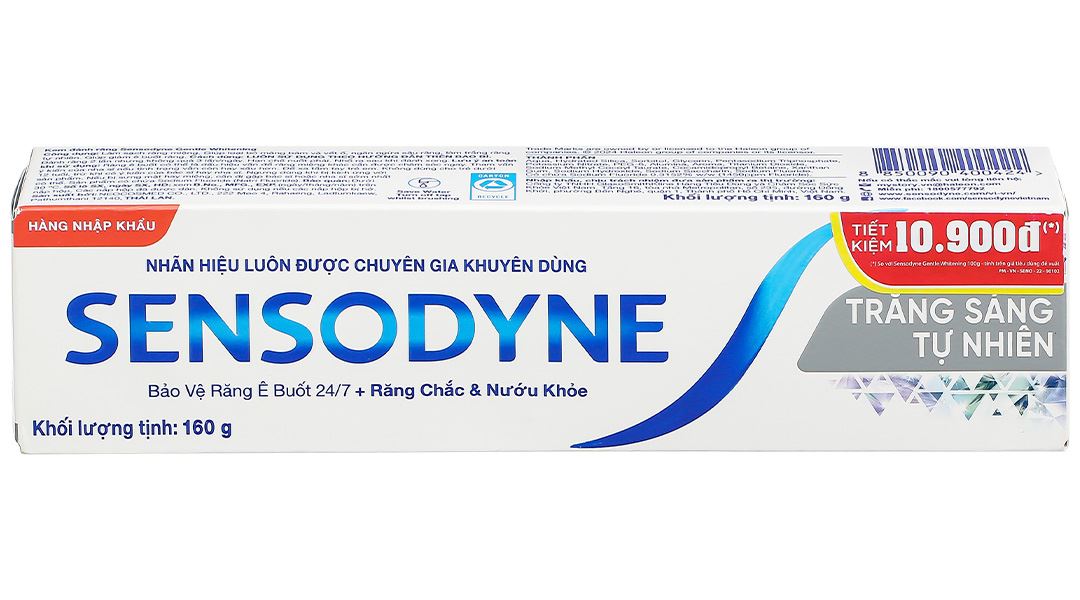 Kem đánh răng Sensodyne Gentle Whitening giúp làm trắng răng tuýp 160g - 16