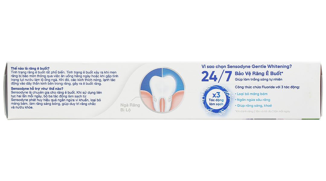 Kem đánh răng Sensodyne Gentle Whitening giúp làm trắng răng tuýp 160g - 24