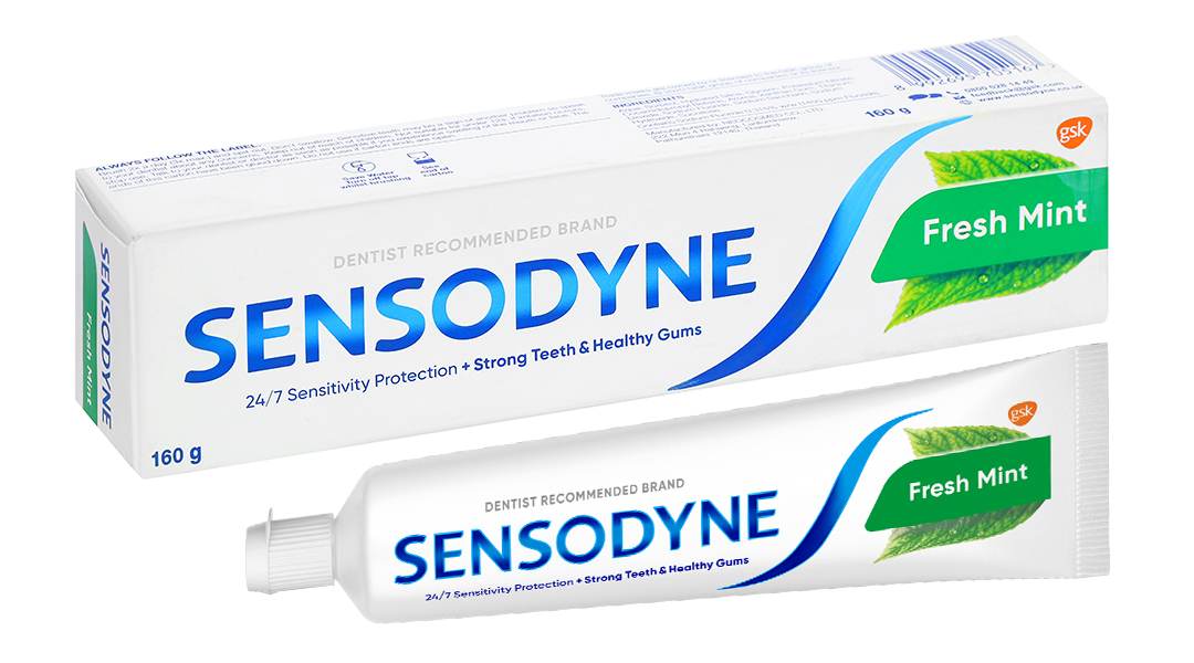 Kem đánh răng Sensodyne Fresh Mint giảm ê buốt tuýp 160g - 8