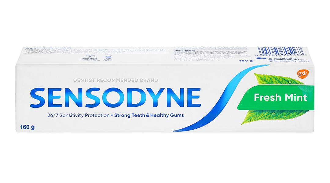 Kem đánh răng Sensodyne Fresh Mint giảm ê buốt tuýp 160g - 9