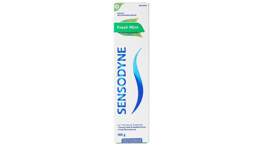 Kem đánh răng Sensodyne Fresh Mint giảm ê buốt tuýp 160g - 21
