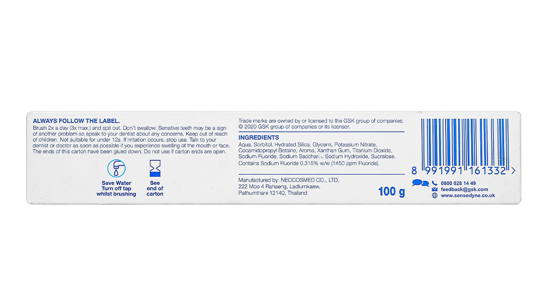 Kem đánh răng Sensodyne Fresh Mint giảm ê buốt