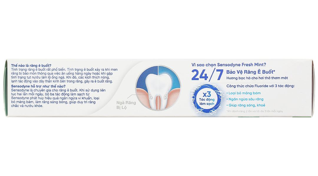 Kem đánh răng Sensodyne Fresh Mint giảm ê buốt