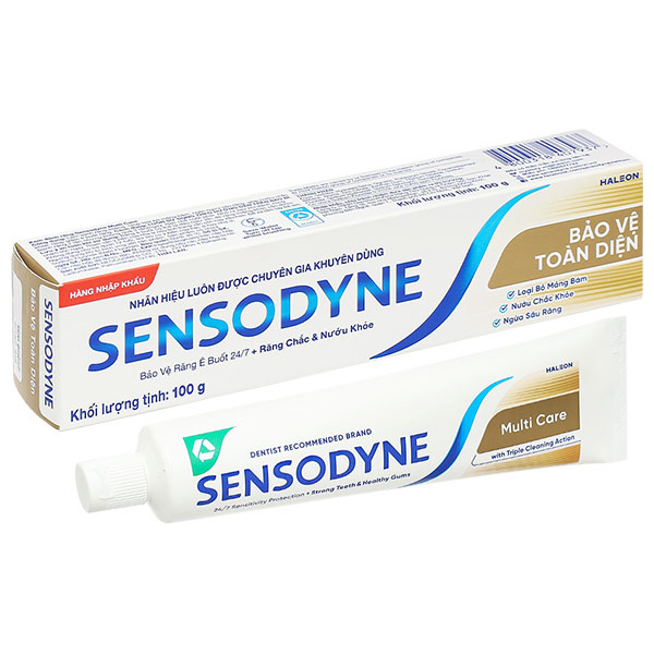 Kem Đánh Răng Giúp Bảo Vệ Nướu Và Giảm Ê Buốt Sensodyne Multi Care 100Gr