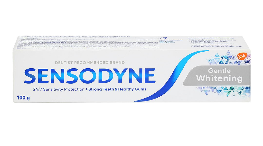 Kem đánh răng Sensodyne Gentle Whitening giúp làm trắng răng tuýp 100g - 9