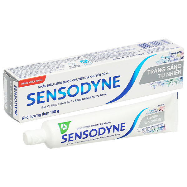 Kem Đánh Răng Gentle Whitening Sensodyne 100Gr