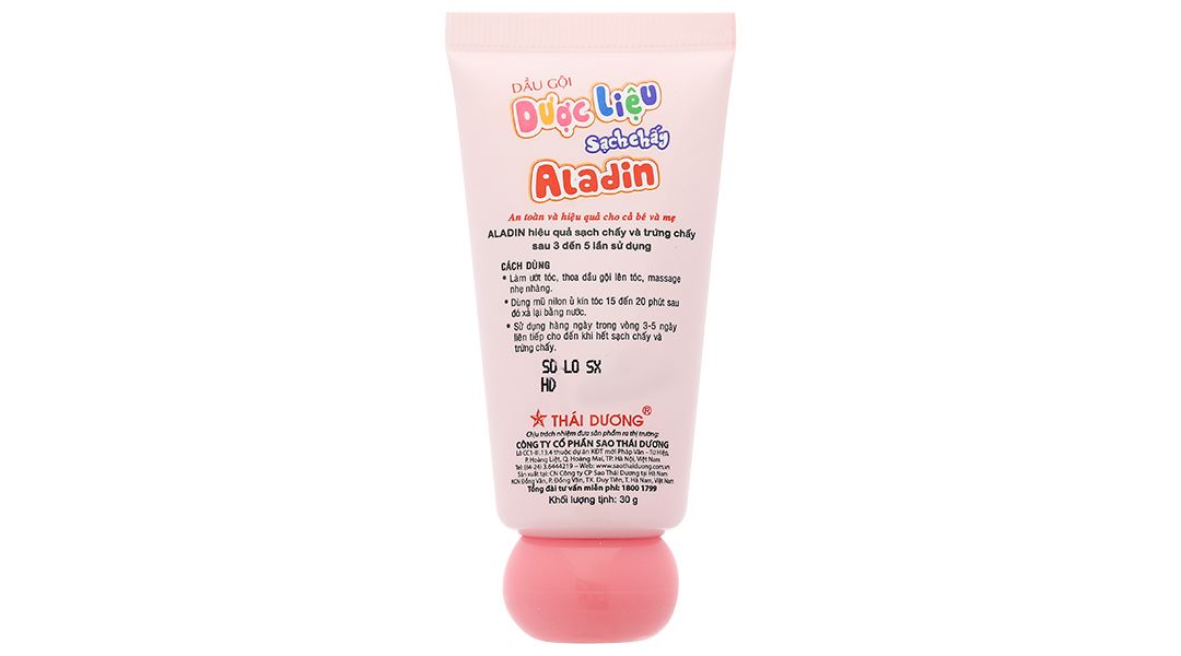 Dầu gội dược liệu Aladin điều trị chấy, loại bỏ trứng chấy - 23