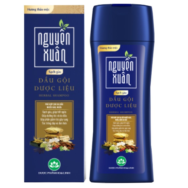Dầu gội dược liệu Nguyên Xuân sạch gàu