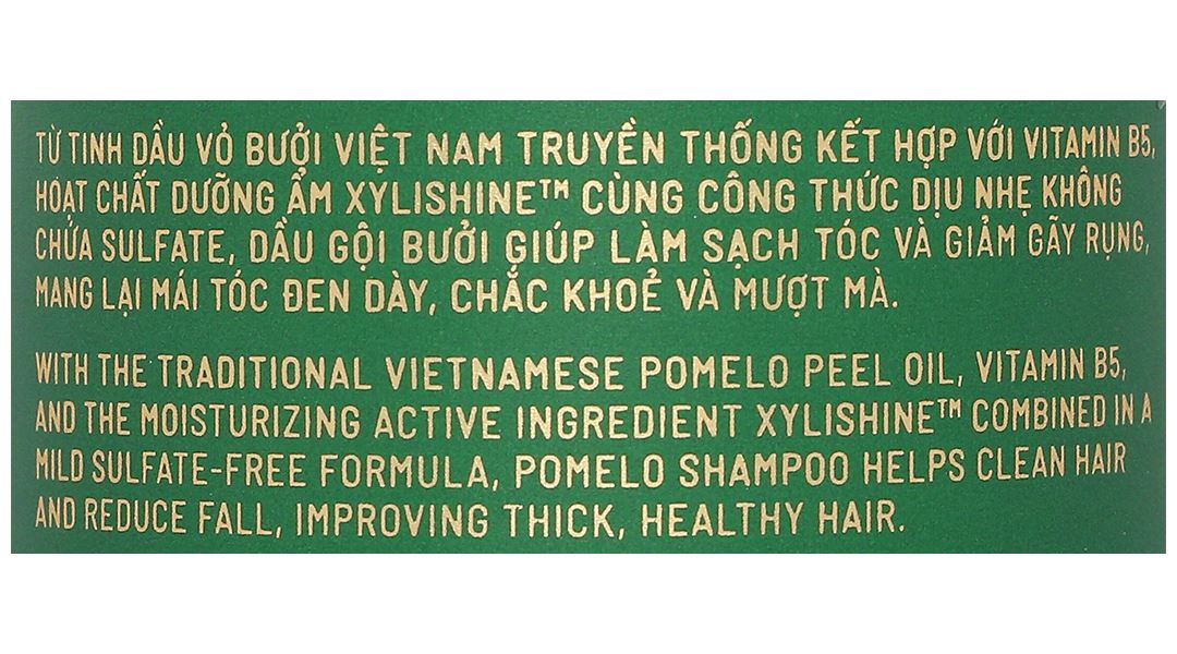 Dầu gội Cocoon Bưởi giúp mềm tóc, giảm gãy rụng
