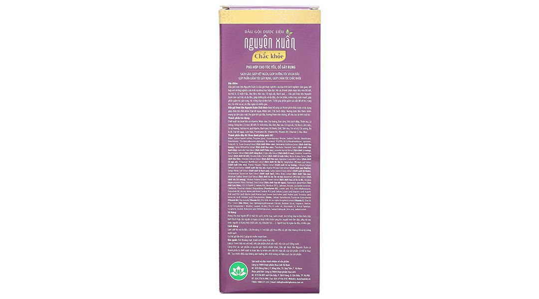 Dầu gội dược liệu Nguyên Xuân chắc khỏe, bồng bềnh