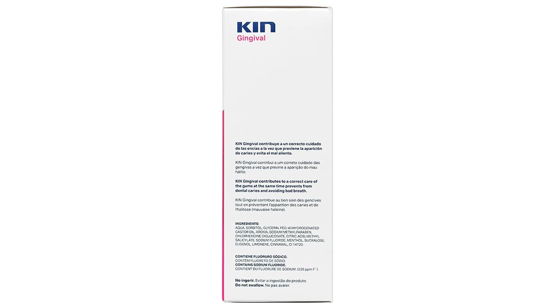 Dung dịch súc miệng Kin Gingival ngừa viêm nướu, sâu răng