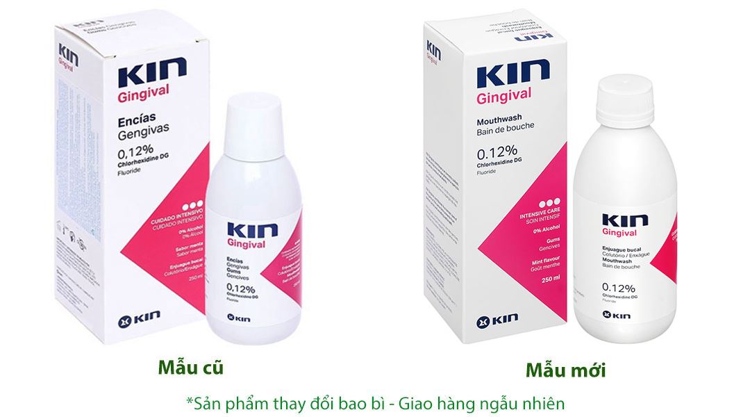 Dung dịch súc miệng Kin Gingival ngừa viêm nướu, sâu răng