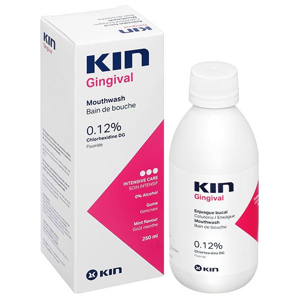 Dung dịch súc miệng Kin Gingival ngừa viêm nướu, sâu răng chai 250ml