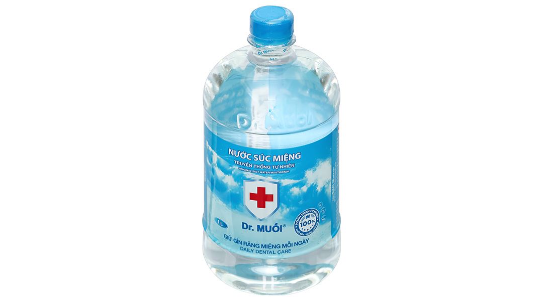 Nước súc miệng Dr. Muối ngừa vi khuẩn, giảm mùi hôi miệng