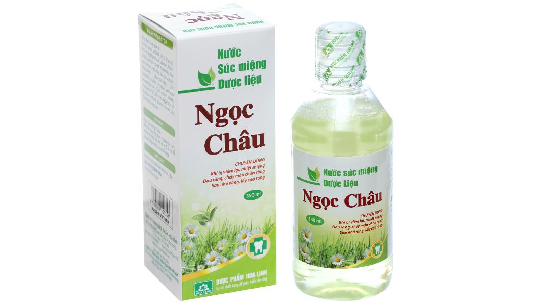 Nước súc miệng dược liệu Ngọc Châu làm sạch, khử mùi hôi