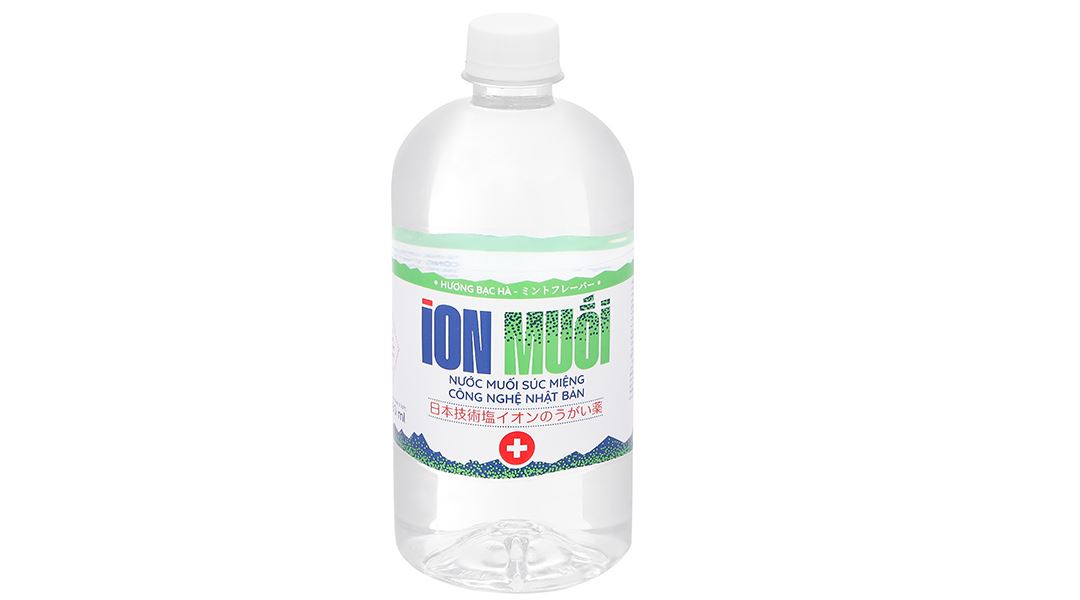 Nước súc miệng Fujiwa Ion Muối ngừa vi khuẩn, giảm mùi hôi miệng
