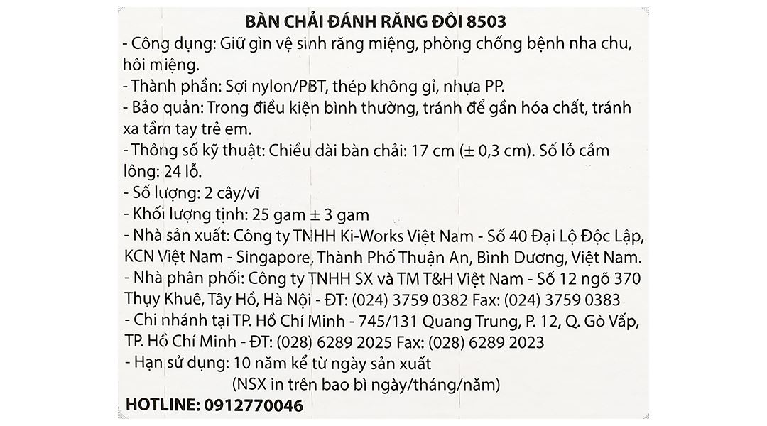 Bàn chải đánh răng Okamura Asahi lông siêu mỏng