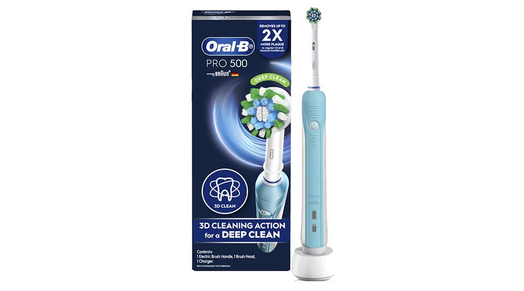 Bàn chải điện Oral-B Pro 500 CrossAction D16.513