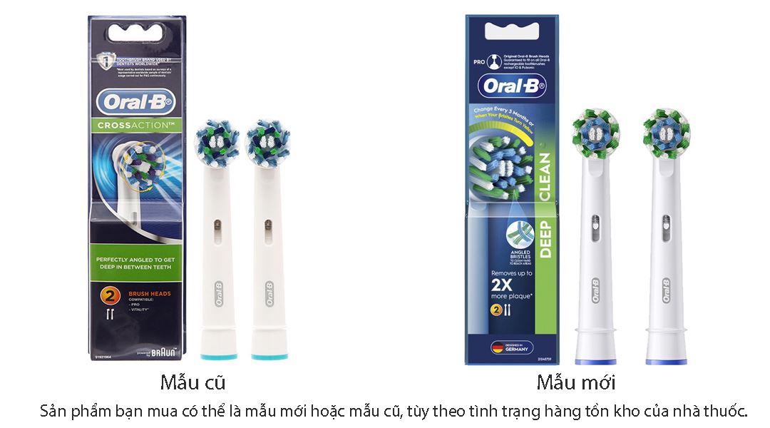 Đầu bàn chải điện Oral-B Cross Action EB50