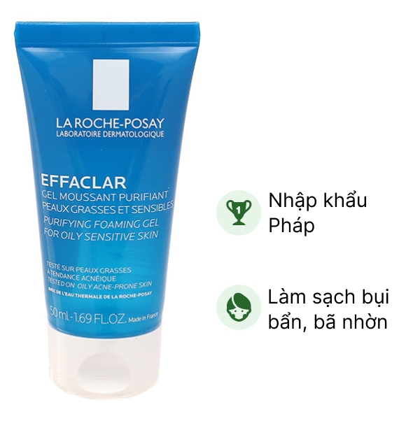 Gel rửa mặt La Roche-Posay Effaclar Purifying Foaming