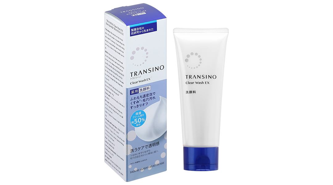 Sữa rửa mặt TRANSINO Clear Wash EX làm sạch sâu, se khít lỗ chân lông