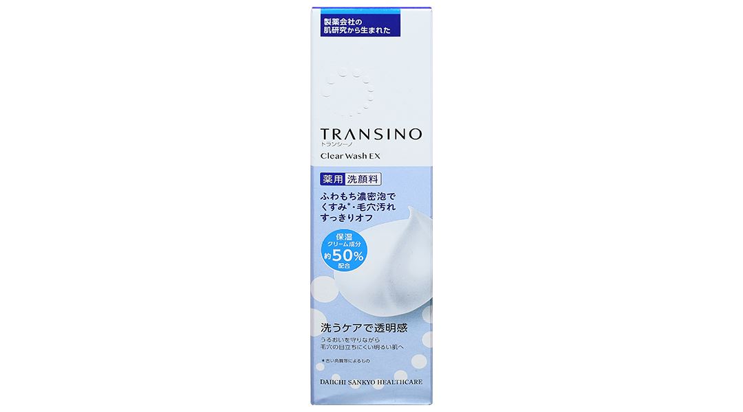 Sữa rửa mặt TRANSINO Clear Wash EX làm sạch sâu, se khít lỗ chân lông