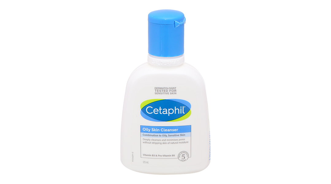 Sữa rửa mặt Cetaphil Oily Skin Cleanser dịu lành cho da dầu, nhạy cảm