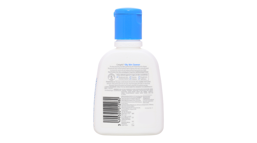 Sữa rửa mặt Cetaphil Oily Skin Cleanser dịu lành cho da dầu, nhạy cảm