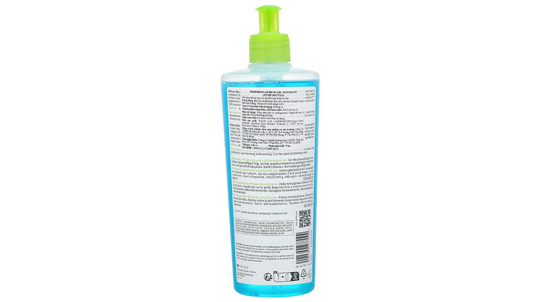 Gel rửa mặt Bioderma Sébium Gel Moussant dành cho da dầu và hỗn hợp