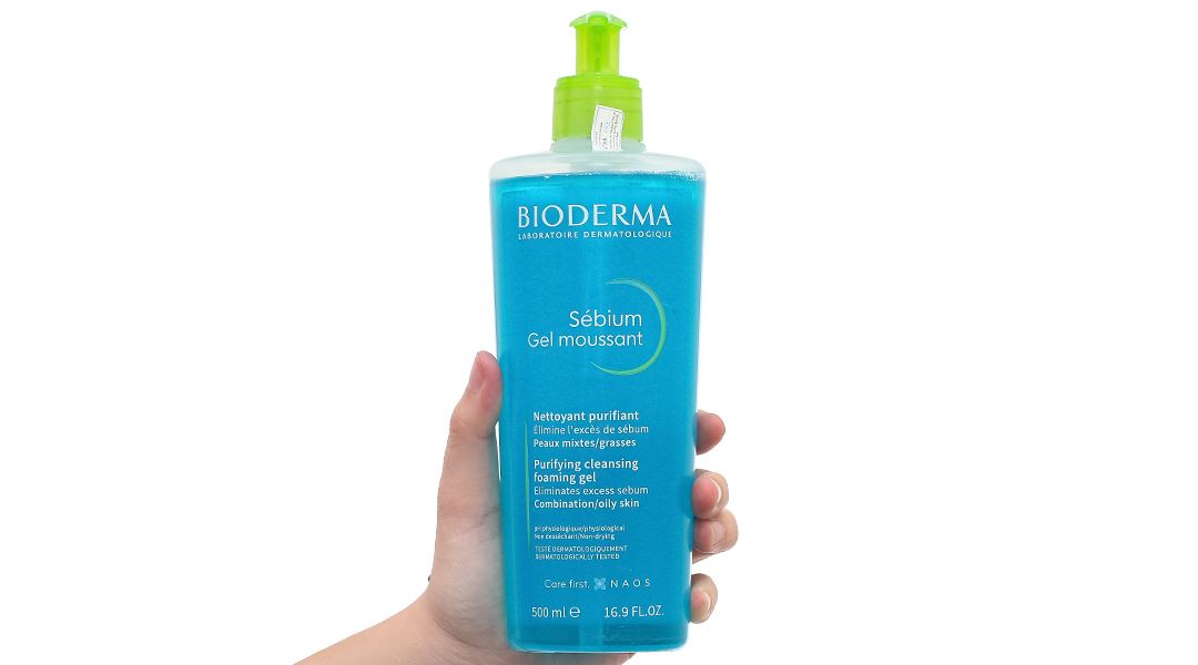Gel rửa mặt Bioderma Sébium Gel Moussant dành cho da dầu và hỗn hợp