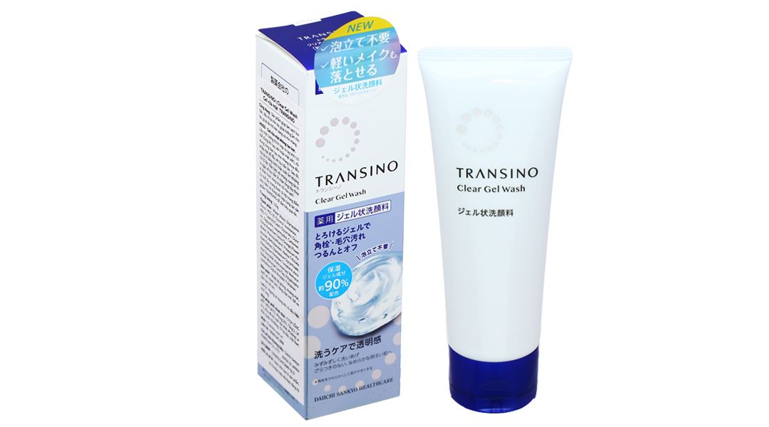 Gel rửa mặt Transino Clear Gel Wash giúp dưỡng ẩm, làm sạch