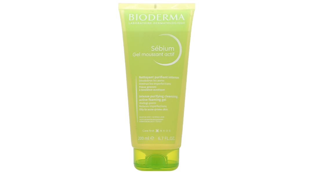 Gel rửa mặt Bioderma Sébium Gel Moussant Actif cho da hỗn hợp, da dầu