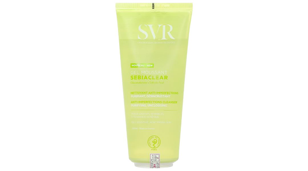 Gel rửa mặt SVR Sebiaclear Gel Moussant làm sạch da, giảm dầu nhờn