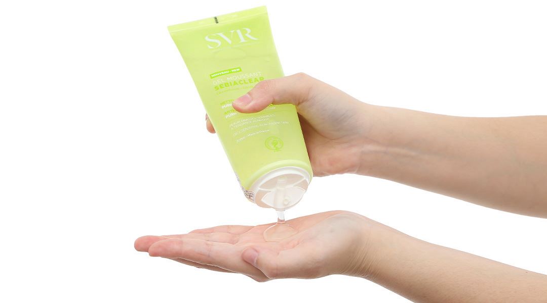 Gel rửa mặt SVR Sebiaclear Gel Moussant làm sạch da, giảm dầu nhờn