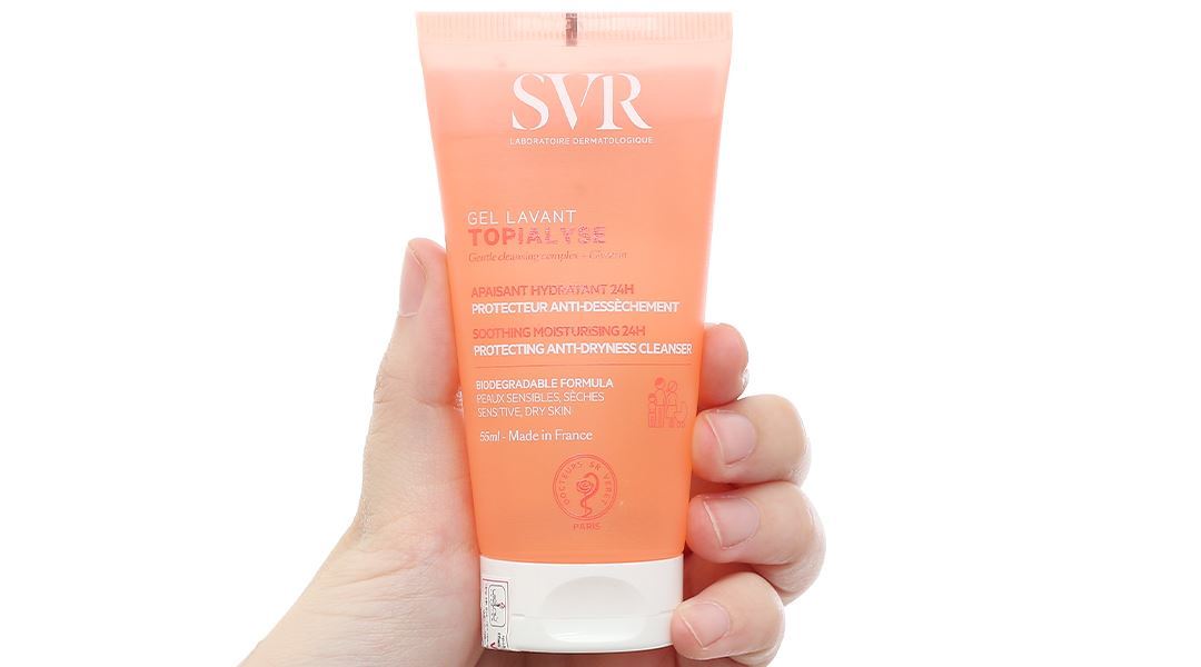 Gel rửa mặt SVR Topialyse Gel Lavant làm sạch, dưỡng ẩm