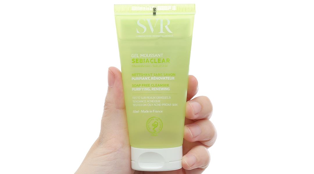 Gel rửa mặt SVR Sebiaclear Gel Moussant làm sạch da, giảm dầu nhờn