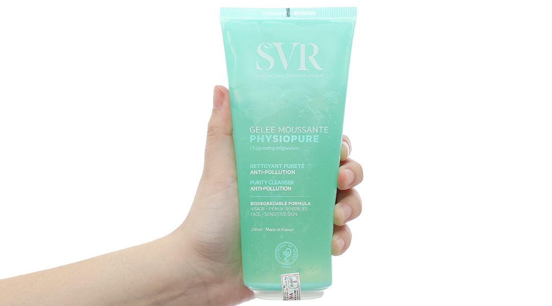 Gel rửa mặt SVR Physiopure Gelee Moussante cho da nhạy cảm