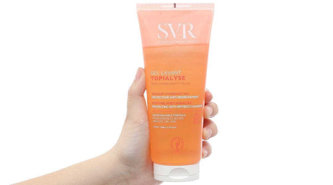 Gel rửa mặt SVR Topialyse Gel Lavant làm sạch, dưỡng ẩm