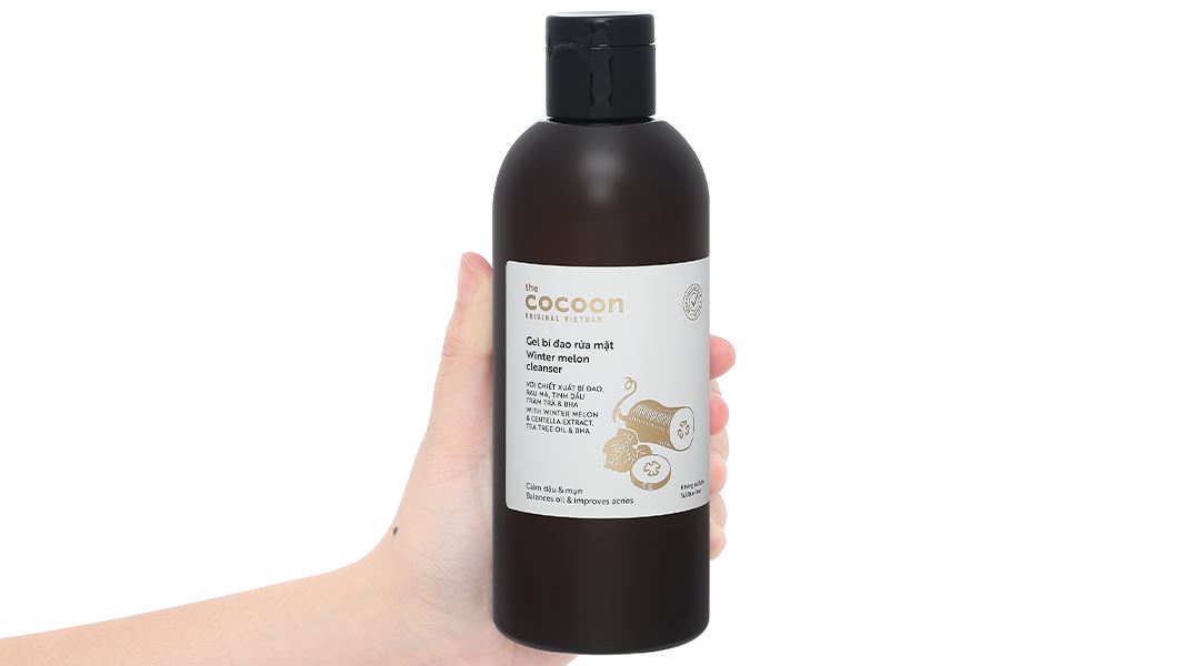 Gel rửa mặt Cocoon Bí Đao làm sạch, kiềm dầu, giảm mụn