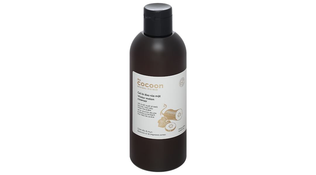 Gel rửa mặt Cocoon Bí Đao làm sạch, kiềm dầu, giảm mụn